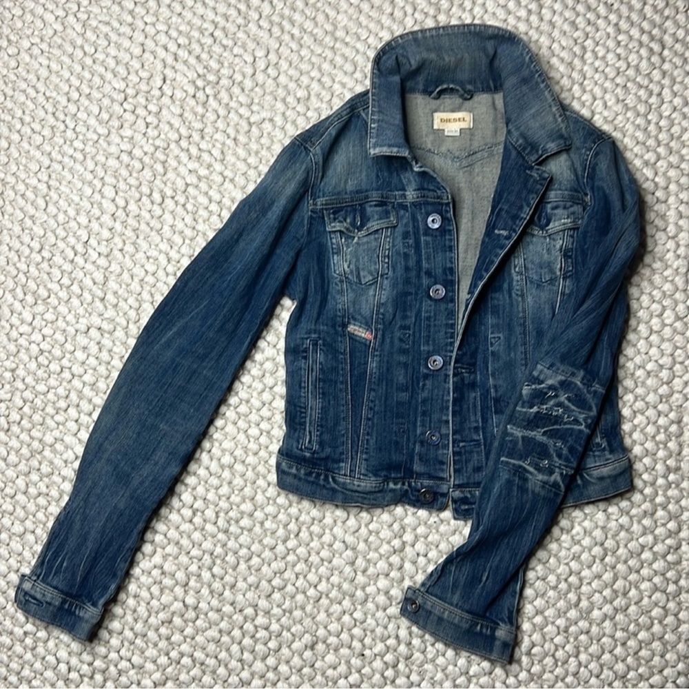 Diesel Blue Jean Jacket Classic Denim Style